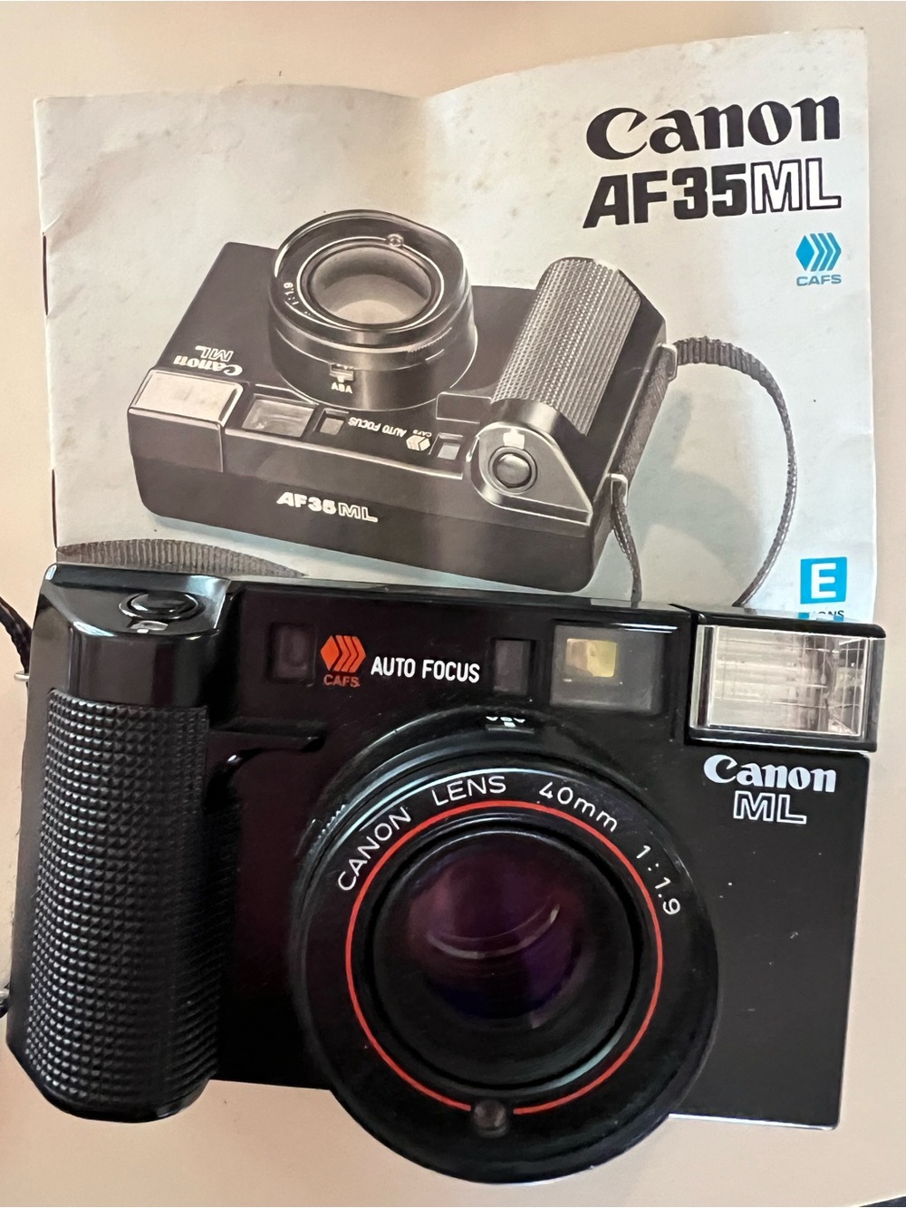 Vintage 1981 Canon AF35ML ‘Autoboy Super’ Film Camera 40mm